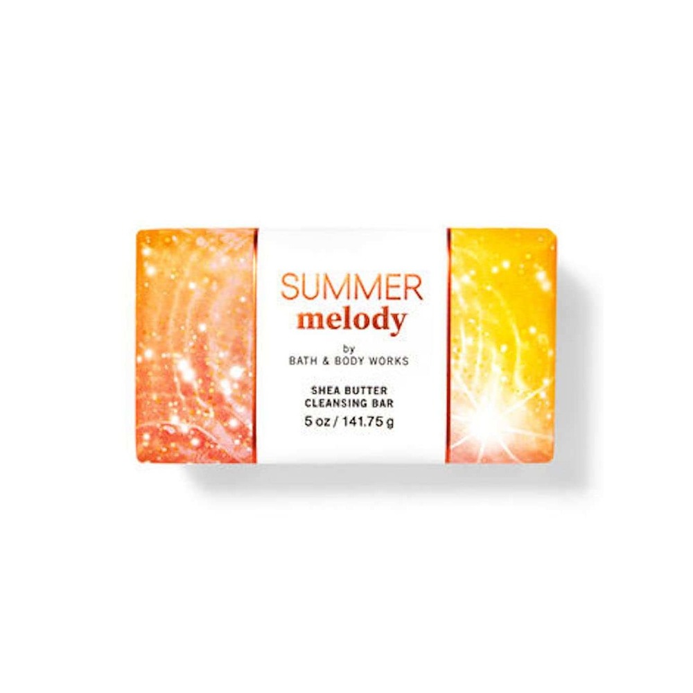 Bath & Body Works Cleansing Bar Unisex 5 oz Summer Melody Shea Butter Soap